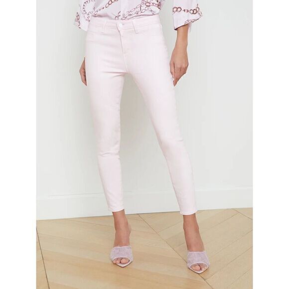 L’AGENCE Margot Skinny High Rise Violet - Picture 1 of 7